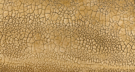 Aerial and arid land view of Burdur Lake, Burdur Türkiye.