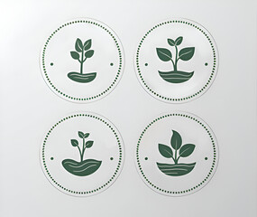 set of organic icons