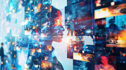Vivid images demonstrate the limitless possibilities of modern communication systems. Helping individuals and communities thrive in a connected world.