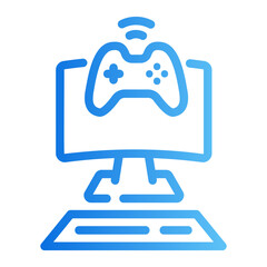 online game gradient icon