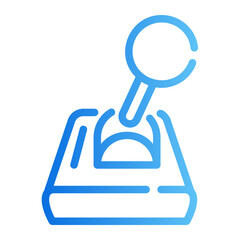 arcade stick gradient icon