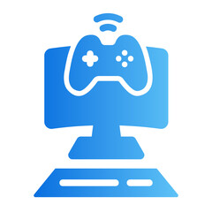 online game gradient icon