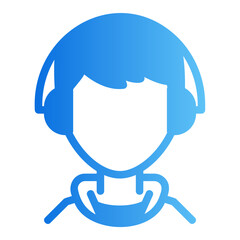 streamer gradient icon