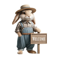 Welcome Farmer Animal Clipart png
