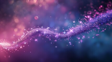 Mesmerizing Celestial Sparkle:A Shimmering Trail of Cosmic Magic and Enchantment