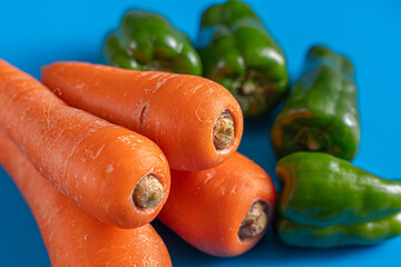 にんじんとピーマン