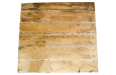 old wooden sign board background. plank wood isolated for design artwork.Old planks isolated on transparent background.