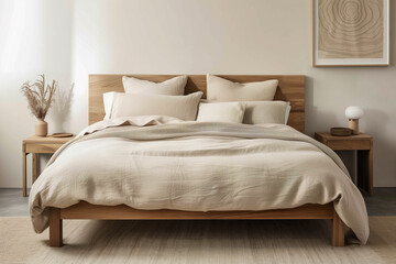 Fototapeta premium bedroom with bed