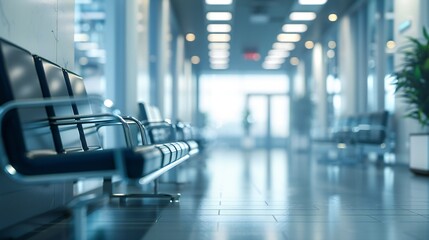 Mockup frame adorning the hospital waiting room, providing a touch of artistry to the patient's waiting experience.