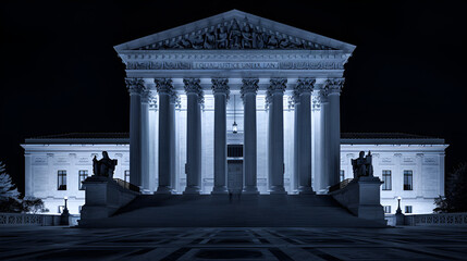 Obraz premium An abstract picture of the fluted columns bases of neoclassicism