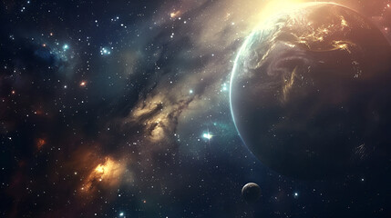 lovely background of space