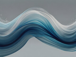 background with blue smooth wave 