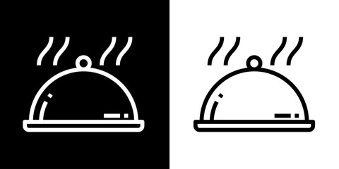Cooking icon. Cook. Food icon. Cooking utensil icon. Kitchen tool icon. Black icon. Silhouette icon.

