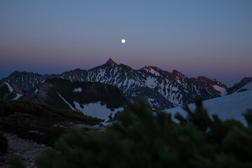 夜の山岳