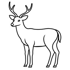 one-line-sketch-of-deer