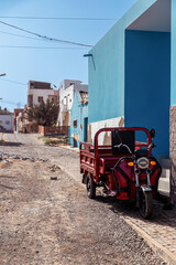 Old vehicle in the city, Sal Rei, Boa Vista, Cape Verde