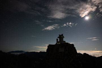 夜の山岳