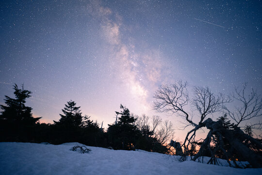 夜の山岳