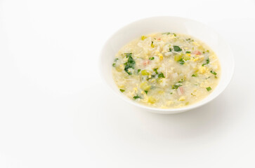 残り物野菜でおじや