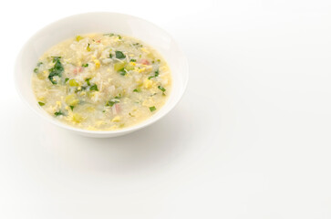 残り物野菜でおじや