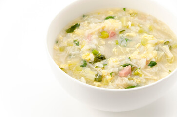 残り物野菜でおじや