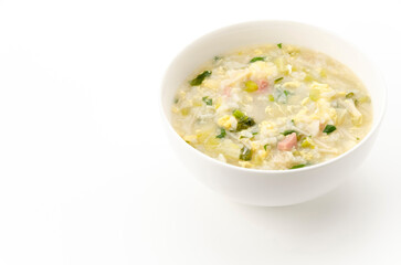 残り物野菜でおじや