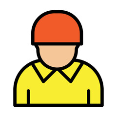 user Filled Line Icon Design