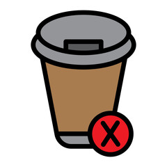 Singleuse items Filled Line Icon Design