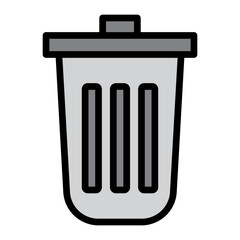 Recyclable disposables Filled Line Icon Design