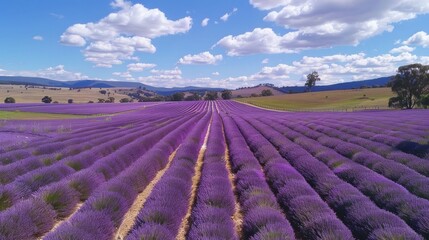 the beauty of the lavender fields road as you wander through rows of flowers, surrounded by the serene beauty and fragrant aroma of nature's bounty.