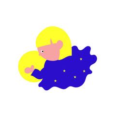 a person who hugs the moon