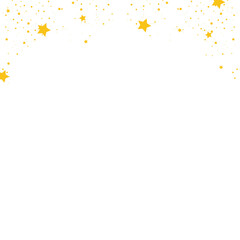 Seamless confetti star celebration decoration