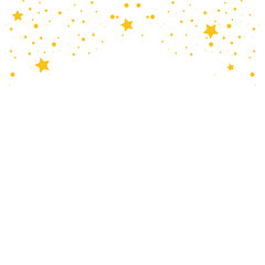 Seamless confetti star celebration decoration