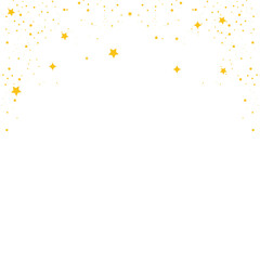 Seamless confetti star celebration decoration