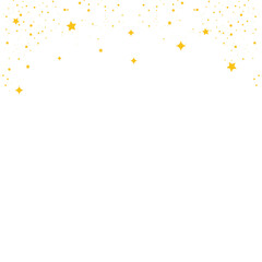 Seamless confetti star celebration decoration