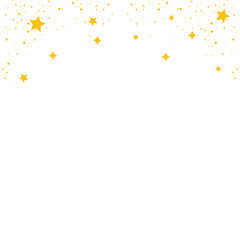 Seamless confetti star celebration decoration
