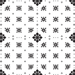 Geometric of seamless gray and white pattern