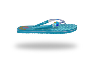 eva flip-flop or slippers isolated