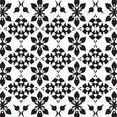 Geometric of seamless gray and white pattern