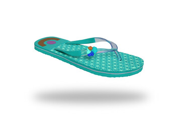 eva flip-flop or slippers isolated