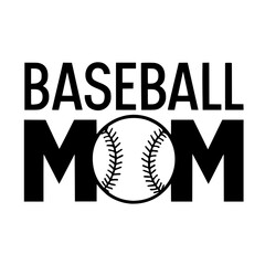 Baseball Mom Vector SVG