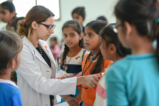 Child Vaccination Campaign Through School Collaboration