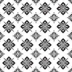 Geometric of seamless gray and white pattern