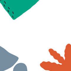 Obraz premium Abstract geomatics frame