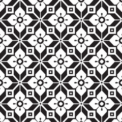Geometric of seamless gray and white pattern