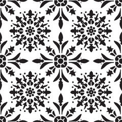 Geometric of seamless gray and white pattern