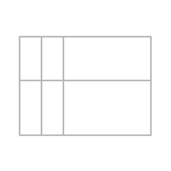 Simple stylized data table layout template