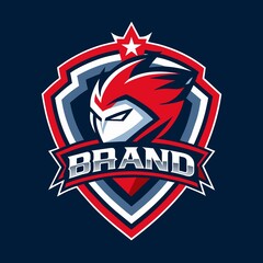 Obraz premium Modern brand logo design vector illustration