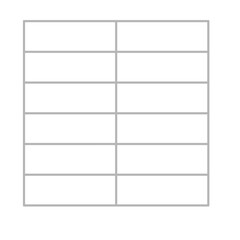 Simple stylized data table layout template
