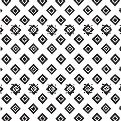 Geometric of seamless gray and white pattern